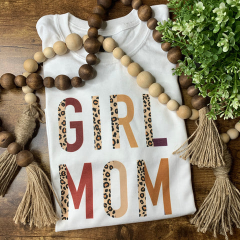 Girl mom graphic tee