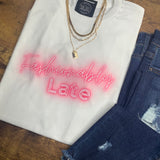 Fashionably Late graphic tee