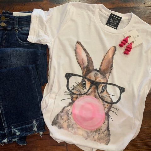 Bubble Bunny Graphic Top